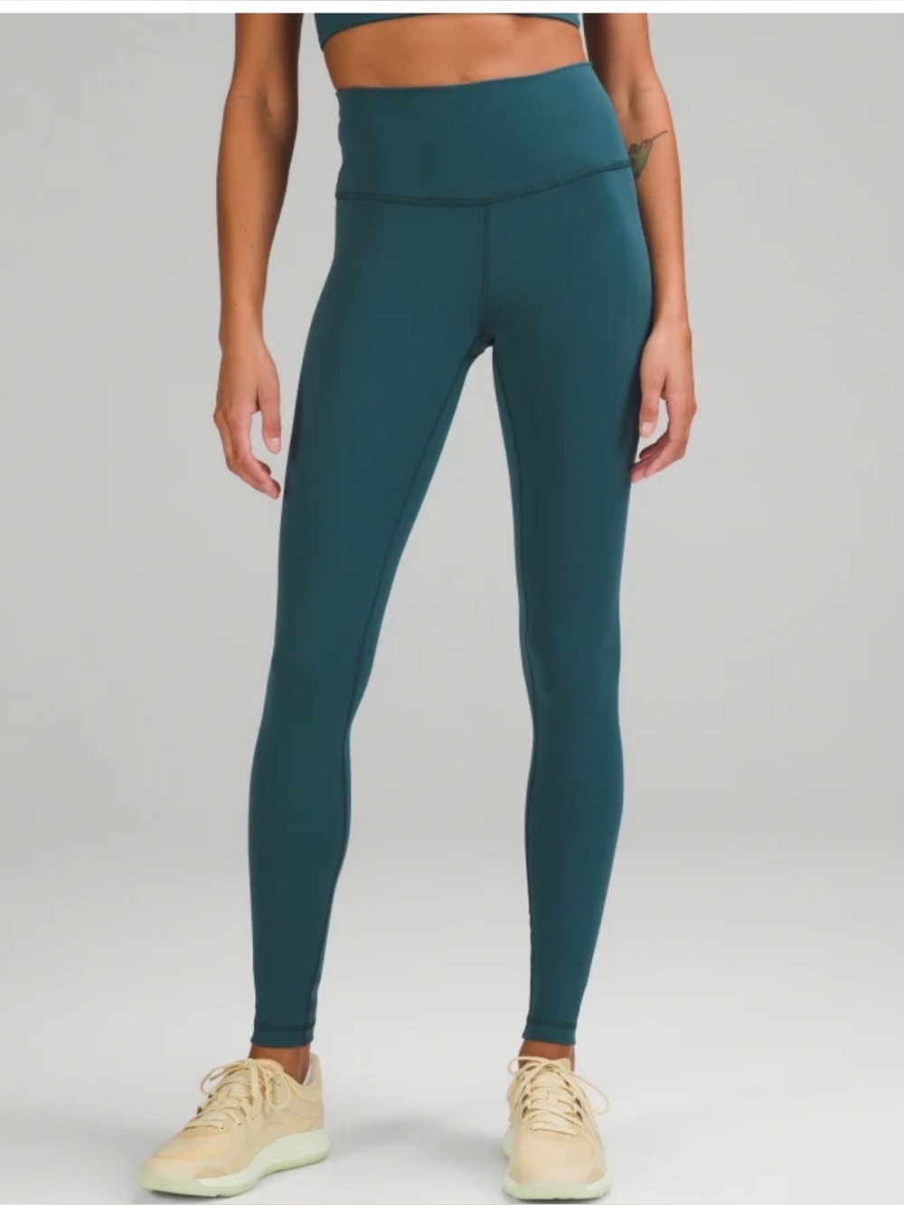 lululemon athletica Wunder Train Green Jasper High-Waist Leggings Sz 6